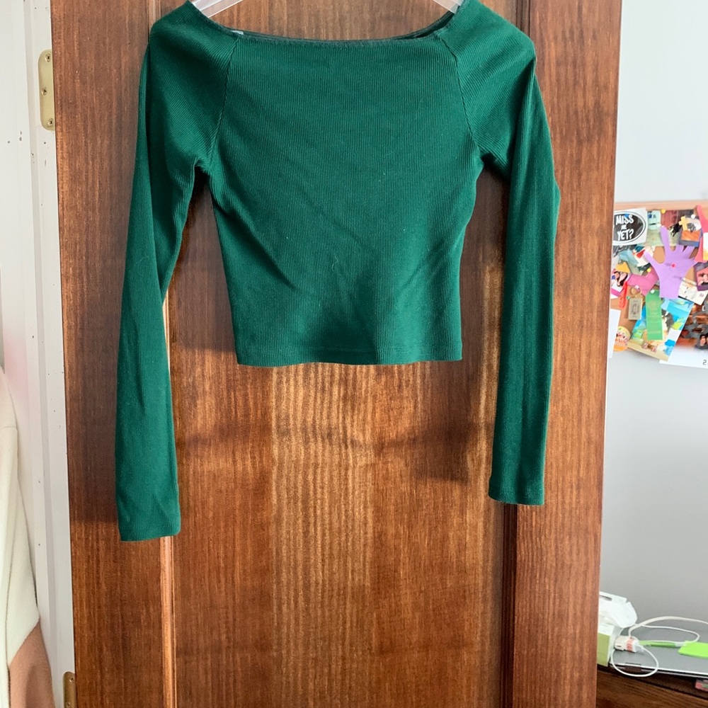 Off the shoulder crop top
